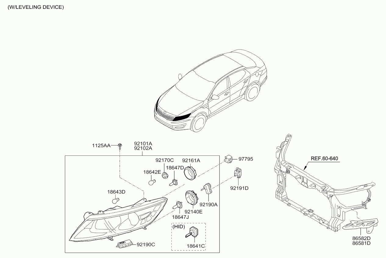 Hyundai 18647-35006 - Lampa, işıqfor furqanavto.az