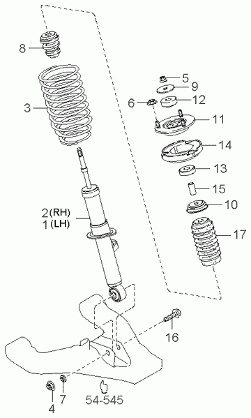 KIA 54601-3E040 - Qapaq yay furqanavto.az