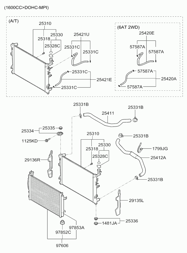 Hyundai 25330-2E001 - Mühürləmə qapağı, radiator www.furqanavto.az