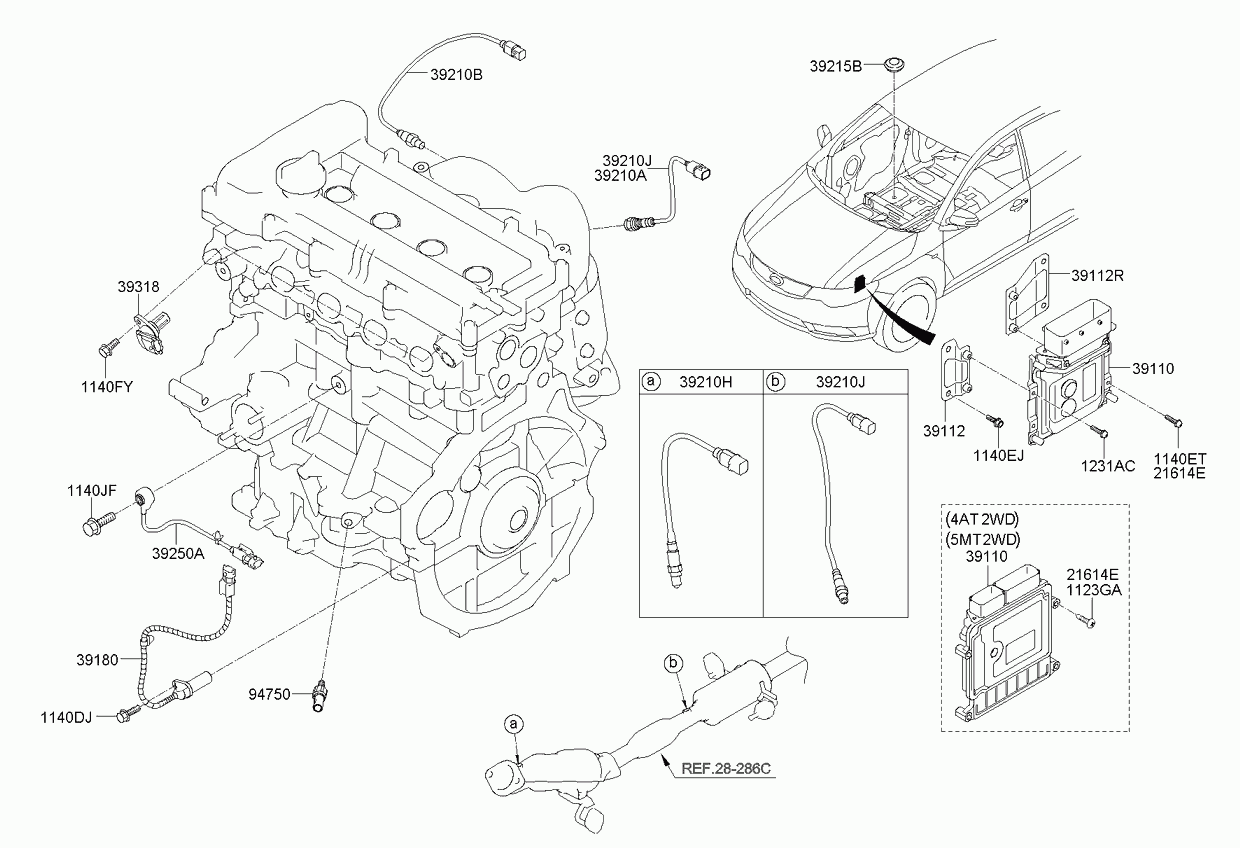 Hyundai 39210-2B070 - Lambda Sensoru furqanavto.az