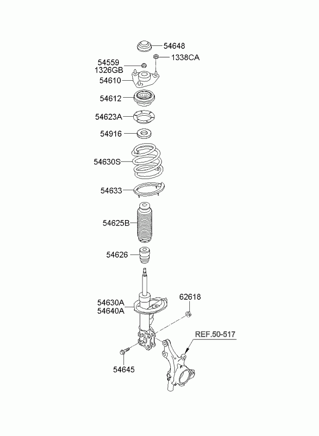 KIA 546252G000 - Qoruyucu qapaq / Körük, amortizator furqanavto.az