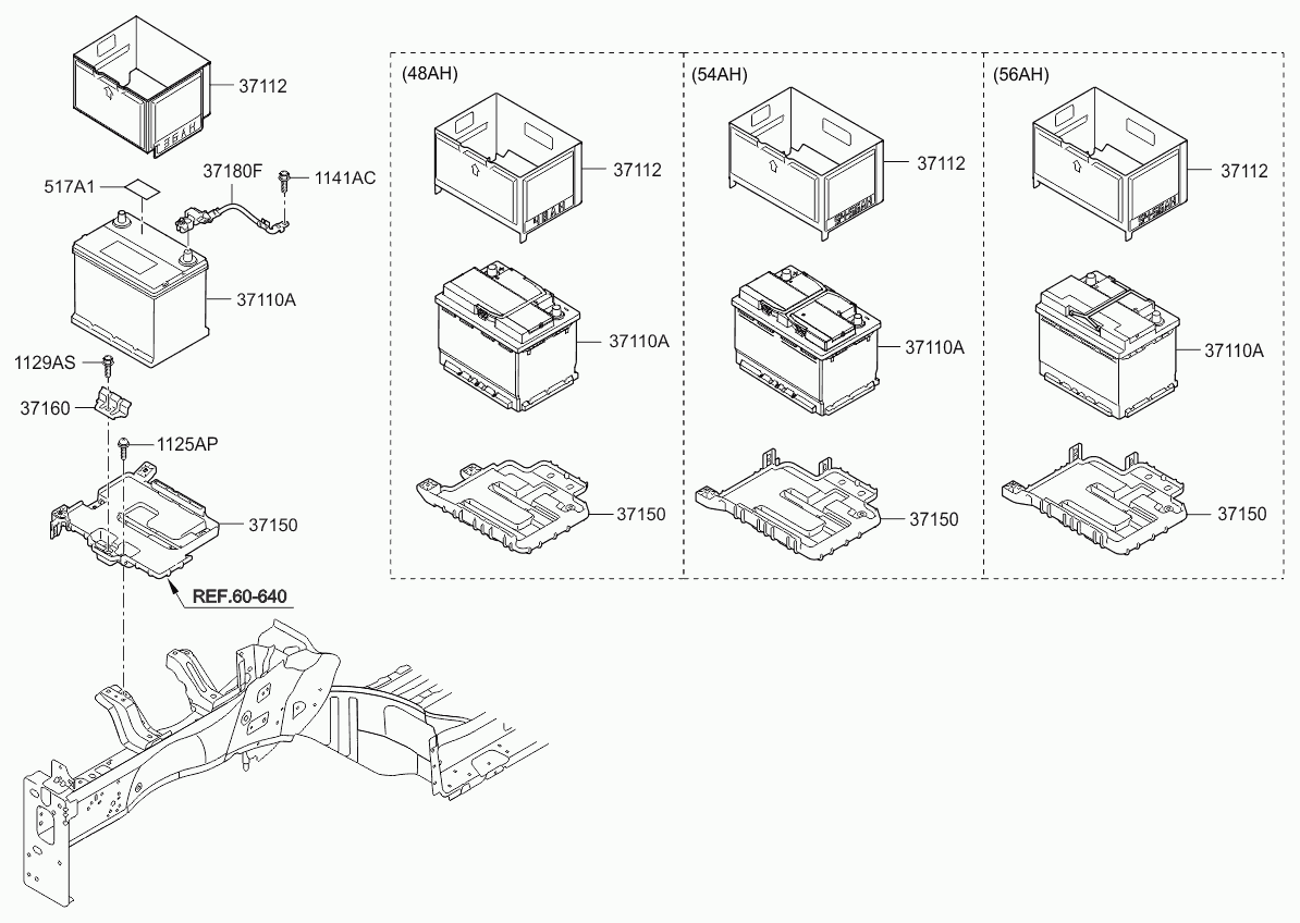 KIA 37110A6000 - Battery assy furqanavto.az