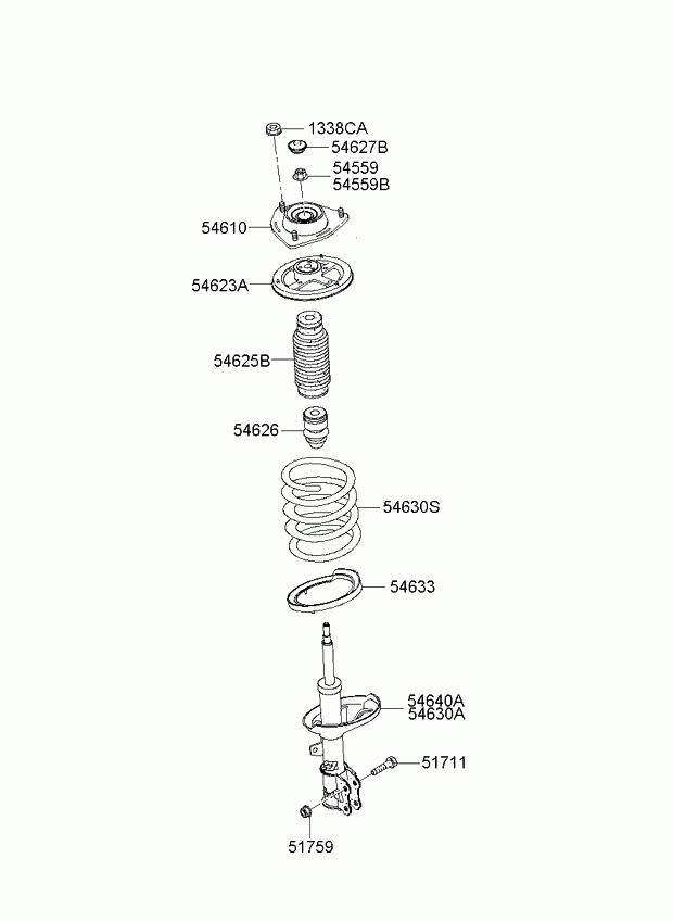 Hyundai 54610-2F000 - Üst Strut Montajı furqanavto.az