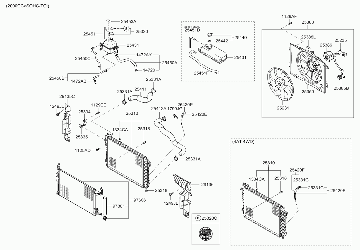 Hyundai 253102E801 - Radiator, mühərrikin soyudulması furqanavto.az