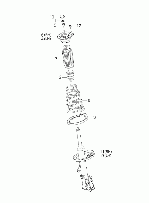 Hyundai 55310-2F000 - Üst Strut Montajı furqanavto.az