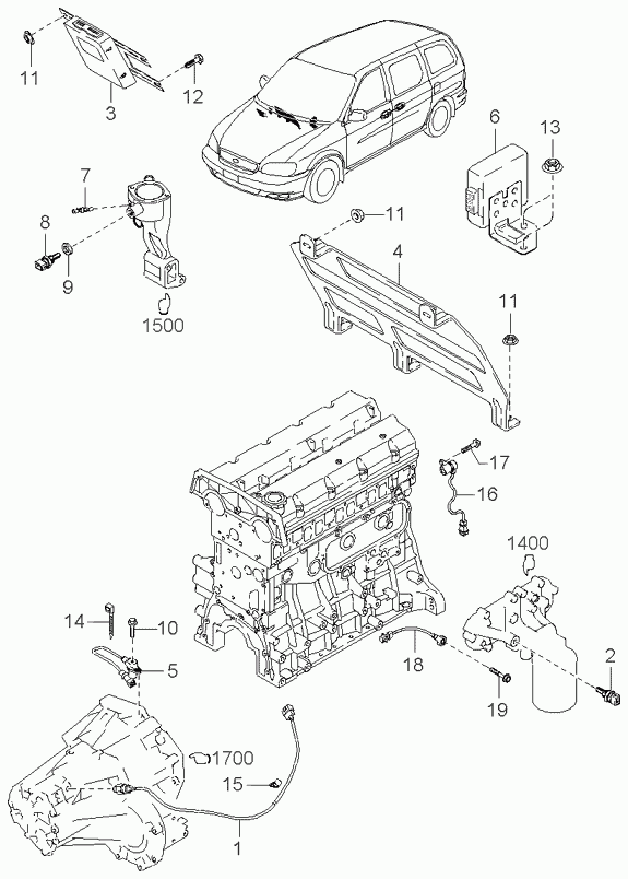 Hyundai 0K50F-18-840 - Sensor, soyuducu suyun temperaturu furqanavto.az