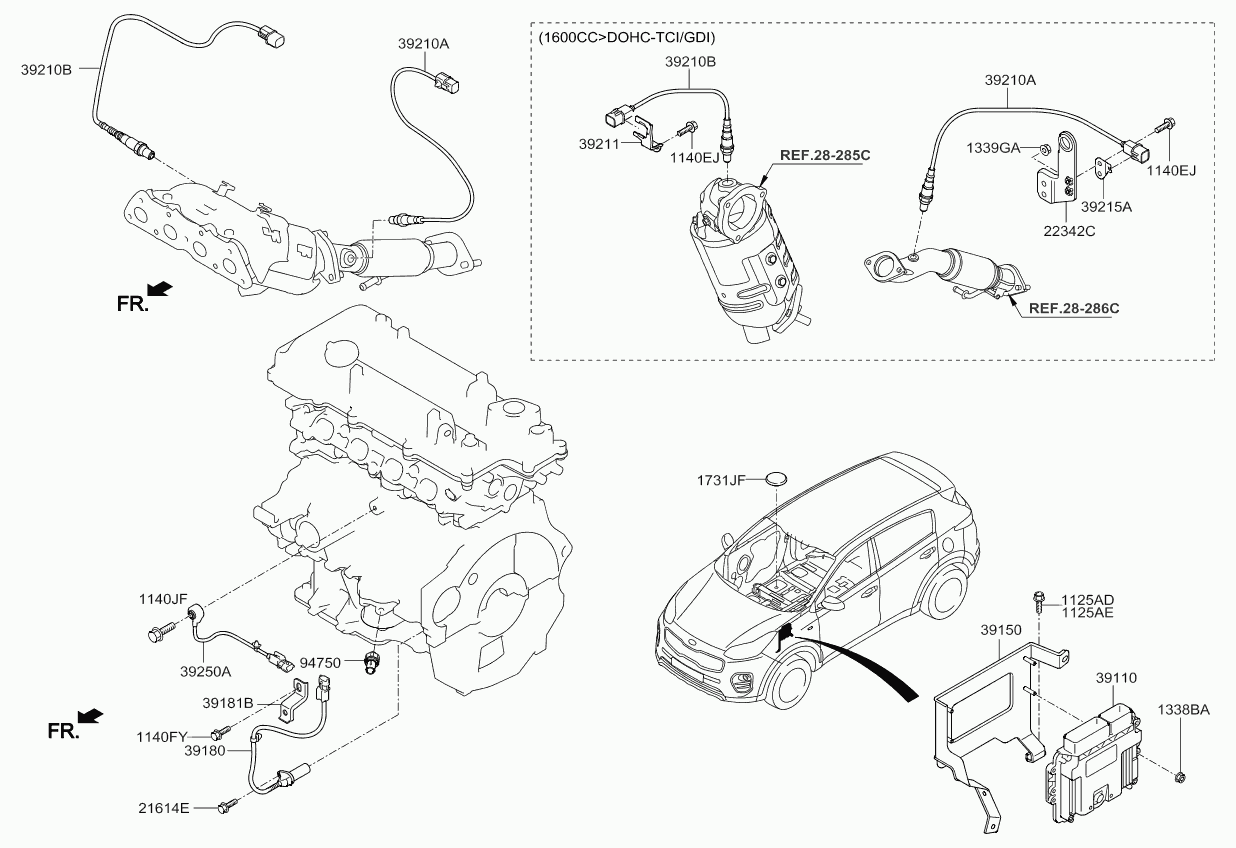 KIA 39210 2B350 - Lambda Sensoru furqanavto.az