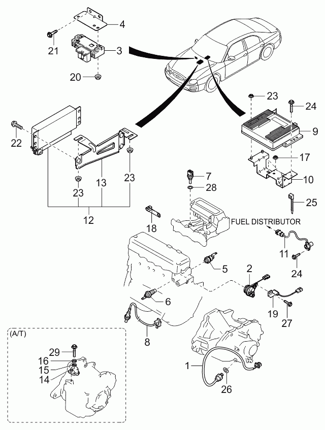 Hyundai 0K2A1-18-861 - Lambda Sensoru furqanavto.az