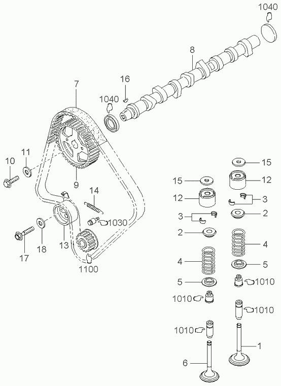 MAZDA 0K054-12-205 - Vaxt kəməri furqanavto.az