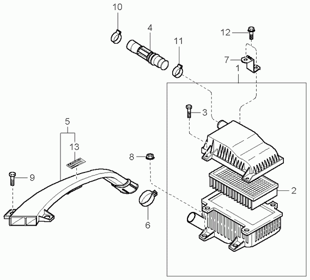 KIA 0 K024 13 Z40A - Hava filtri furqanavto.az