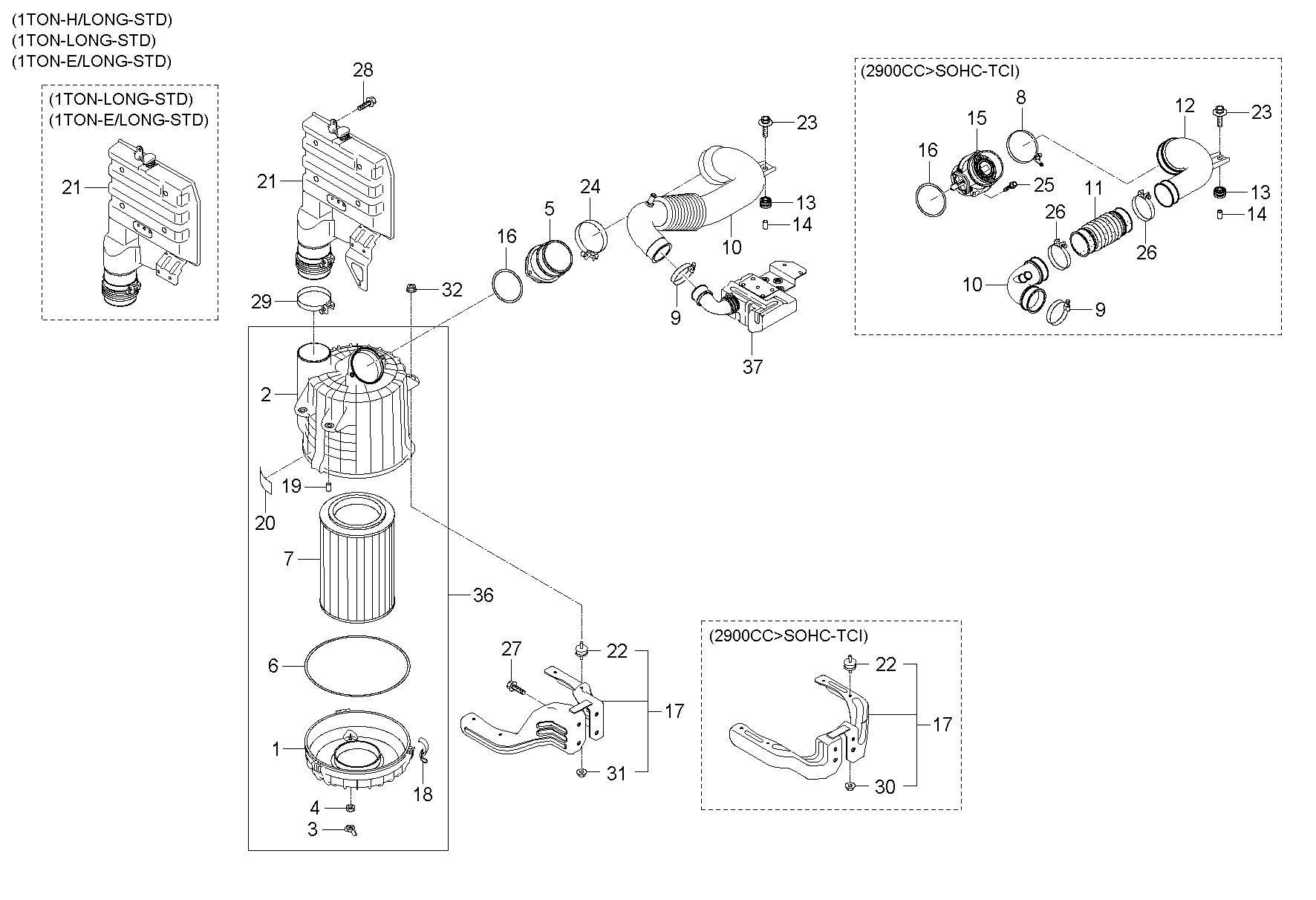 KIA 281104E000 - Hava filtri furqanavto.az