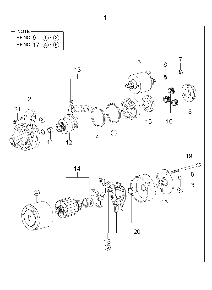 KIA 36100-42250 - STARTER furqanavto.az