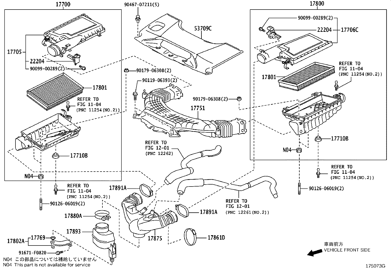 LEXUS 17801-38010 - Hava filtri furqanavto.az