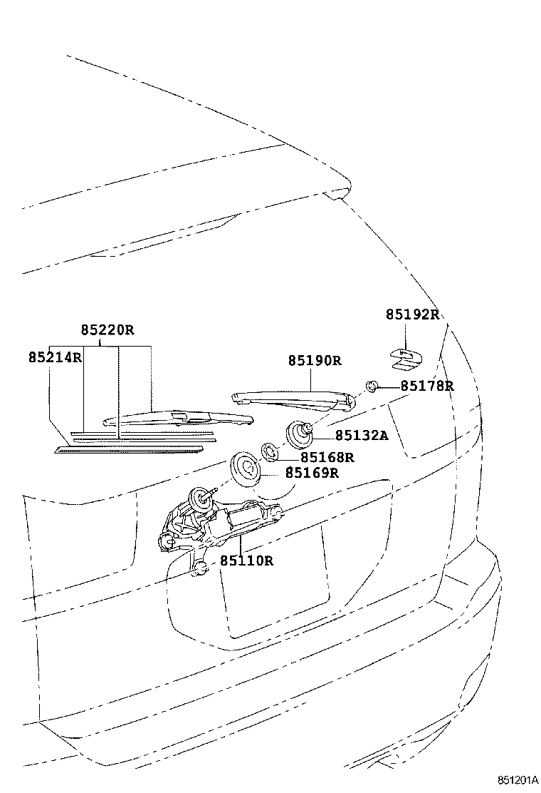 LEXUS 85214-30280 - Sülən Bıçağı furqanavto.az