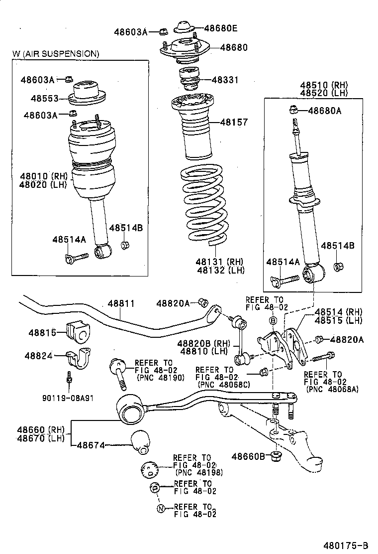 TOYOTA 48820-50011 - Çubuq / Strut, stabilizator furqanavto.az