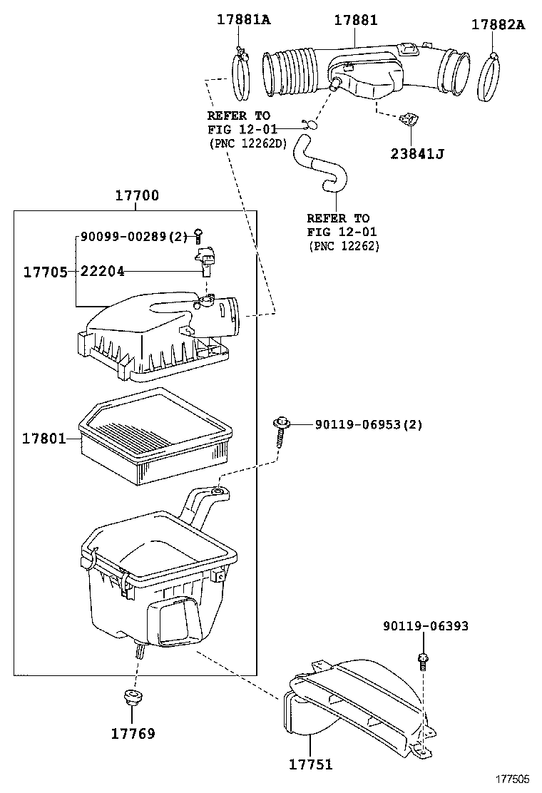 LEXUS 1780131170 - Hava filtri furqanavto.az