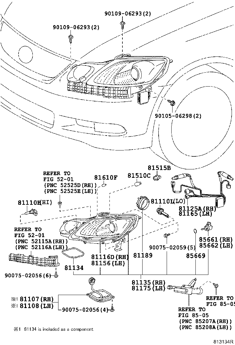 TOYOTA 81107-47150 - Lampa, fara furqanavto.az