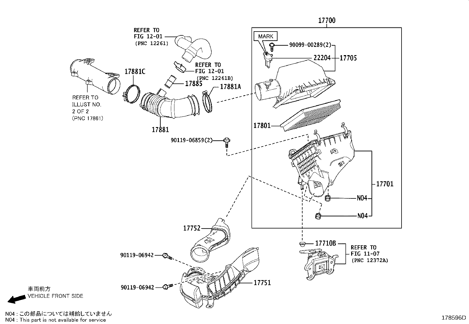 TOYOTA (FAW) 17801-31131 - Hava filtri furqanavto.az