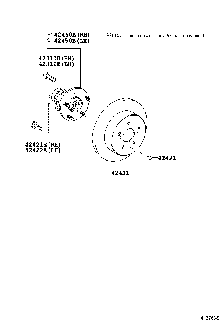 TOYOTA 4245033050 - Təkər Qovşağı furqanavto.az