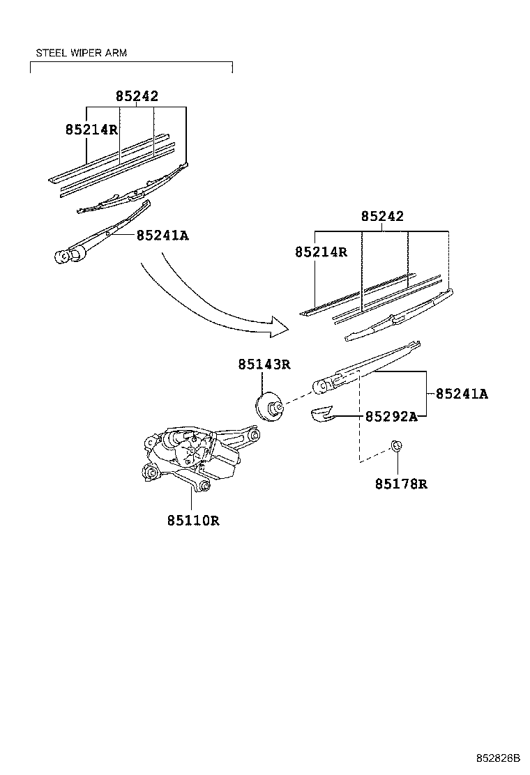 TOYOTA 8524260130 - Sülən Bıçağı furqanavto.az