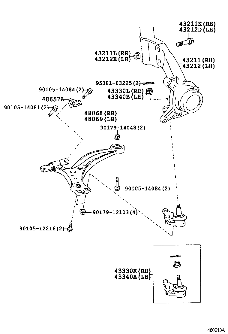 Daihatsu 43330-39435 - Billi birləşmə furqanavto.az