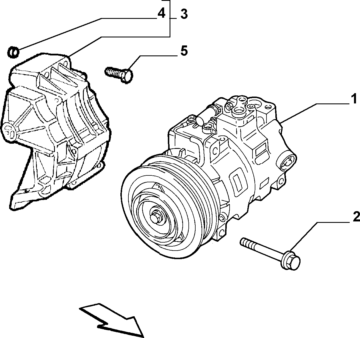 Lancia 46775094 - Kompressor, kondisioner furqanavto.az