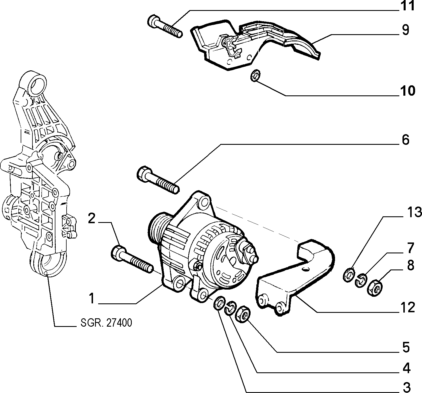 FERRARI 467 6583 6 - Alternator furqanavto.az