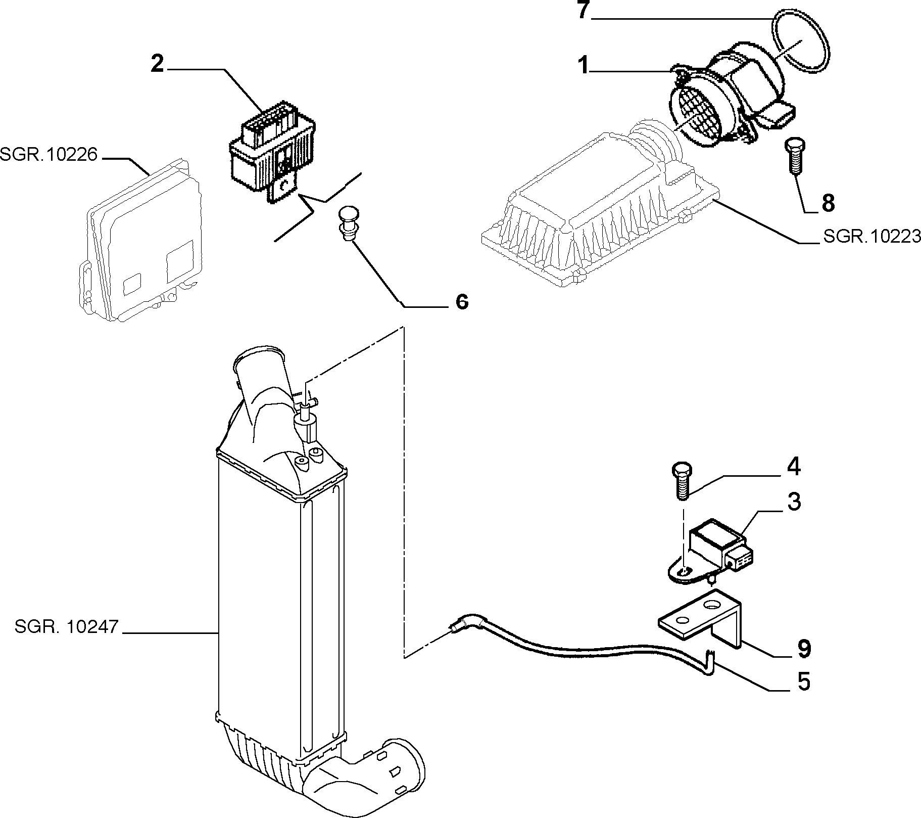 Alfa Romeo 9642789980 - Sensor, təzyiqi artırın furqanavto.az