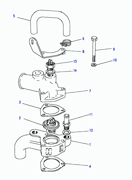 FIAT 602687 - Thermostat-engine, Standard On, 82 єC, (-) TDI, 2.5L 4 Cyl Turbo furqanavto.az