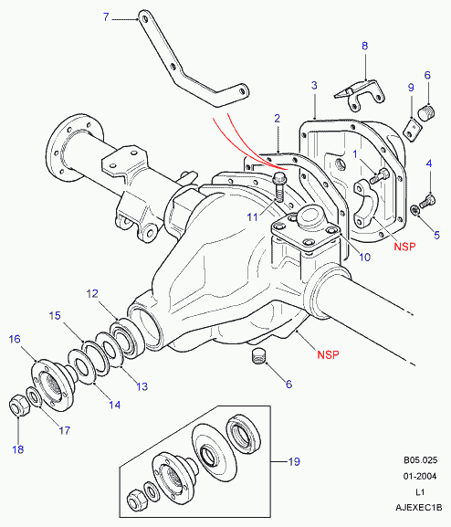 ATE-CN 607185 - Əyləc altlığı dəsti, əyləc diski furqanavto.az