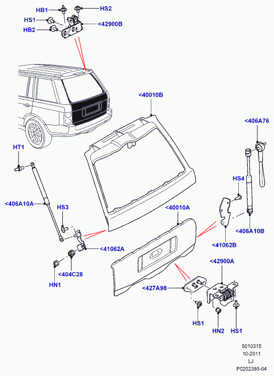 Land Rover BHE760020 - Qazlı bulaq, baqaj, yük yeri furqanavto.az