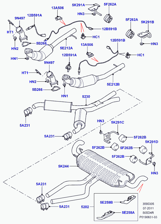 Land Rover LR011711 - Lambda Sensoru furqanavto.az