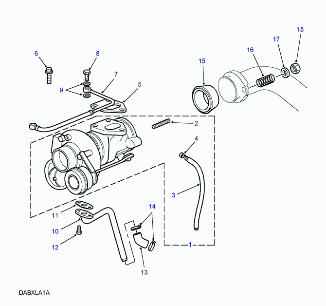 LAND ROVER STC2217 - Turbocharger assembly, New, Before Ordering Please Check For Ser furqanavto.az