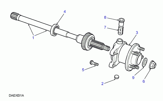 Land Rover FT110257P - Təkər qovşağı, podşipnik dəsti furqanavto.az