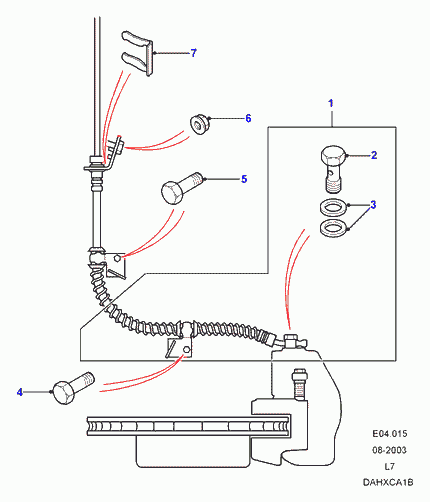 Land Rover ANR3258 - Əyləc şlanqı furqanavto.az