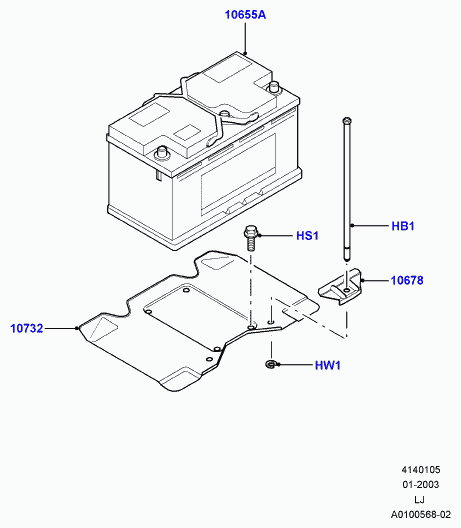 Jaguar YGD000271 - Başlanğıc batareyası furqanavto.az