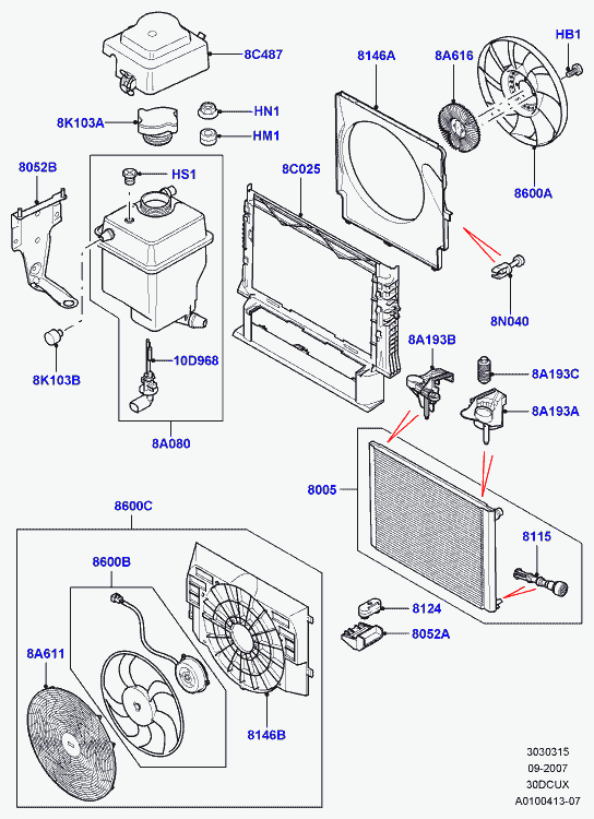 BMW PCD000070 - Sızdırmazlıq qapağı, soyuducu çəni furqanavto.az