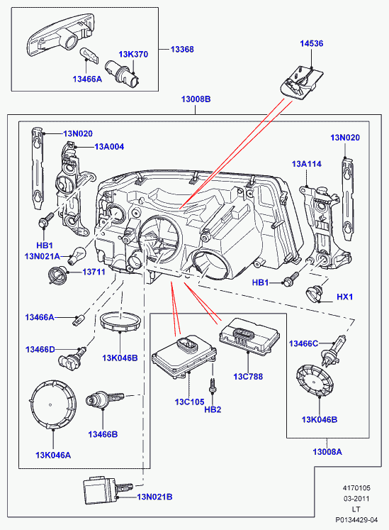 Land Rover XZQ100190L - Lampa, göstərici furqanavto.az