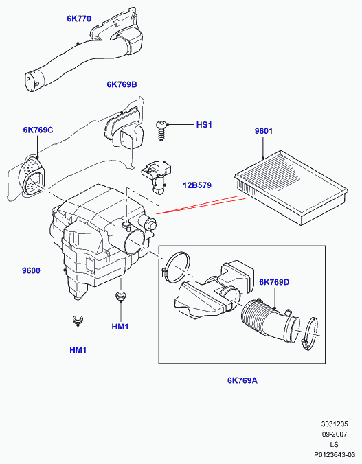 Rover PHF 000140 - Hava Kütləsi Sensoru furqanavto.az