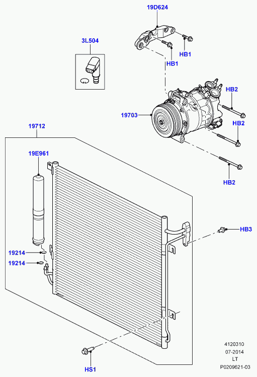 Land Rover LR058017 - Kompressor, kondisioner furqanavto.az