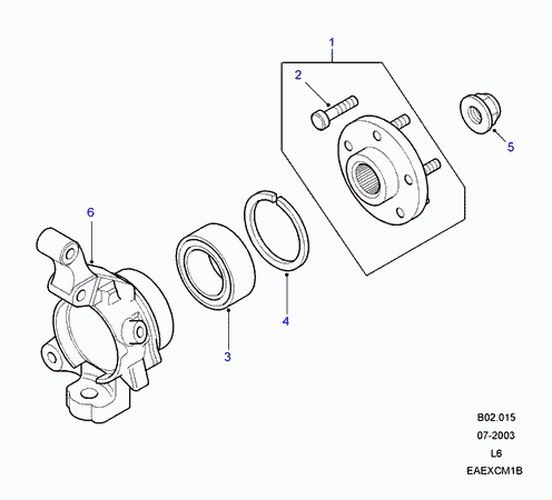 Rover RFC 000010 - Təkər qovşağı, podşipnik dəsti furqanavto.az