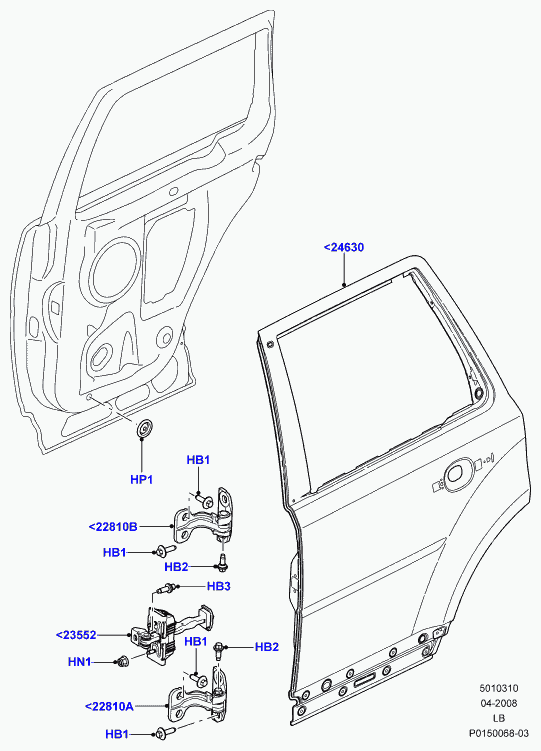 Land Rover LR005851 - Əyləc kaliperi furqanavto.az