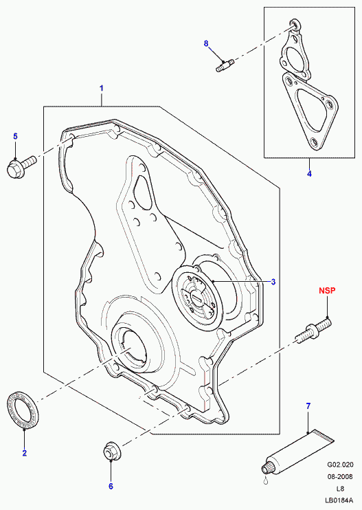 ORLANDI LR004384 - Vaxt zəncirinin dəsti furqanavto.az