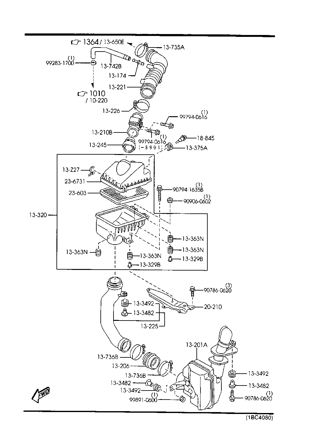 Opel B 595-13Z40 - Hava filtri furqanavto.az