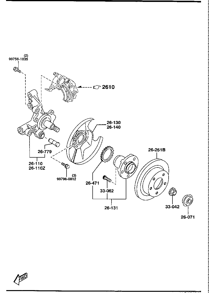 Mercury G14V-26-15X - Təkər qovşağı, podşipnik dəsti furqanavto.az