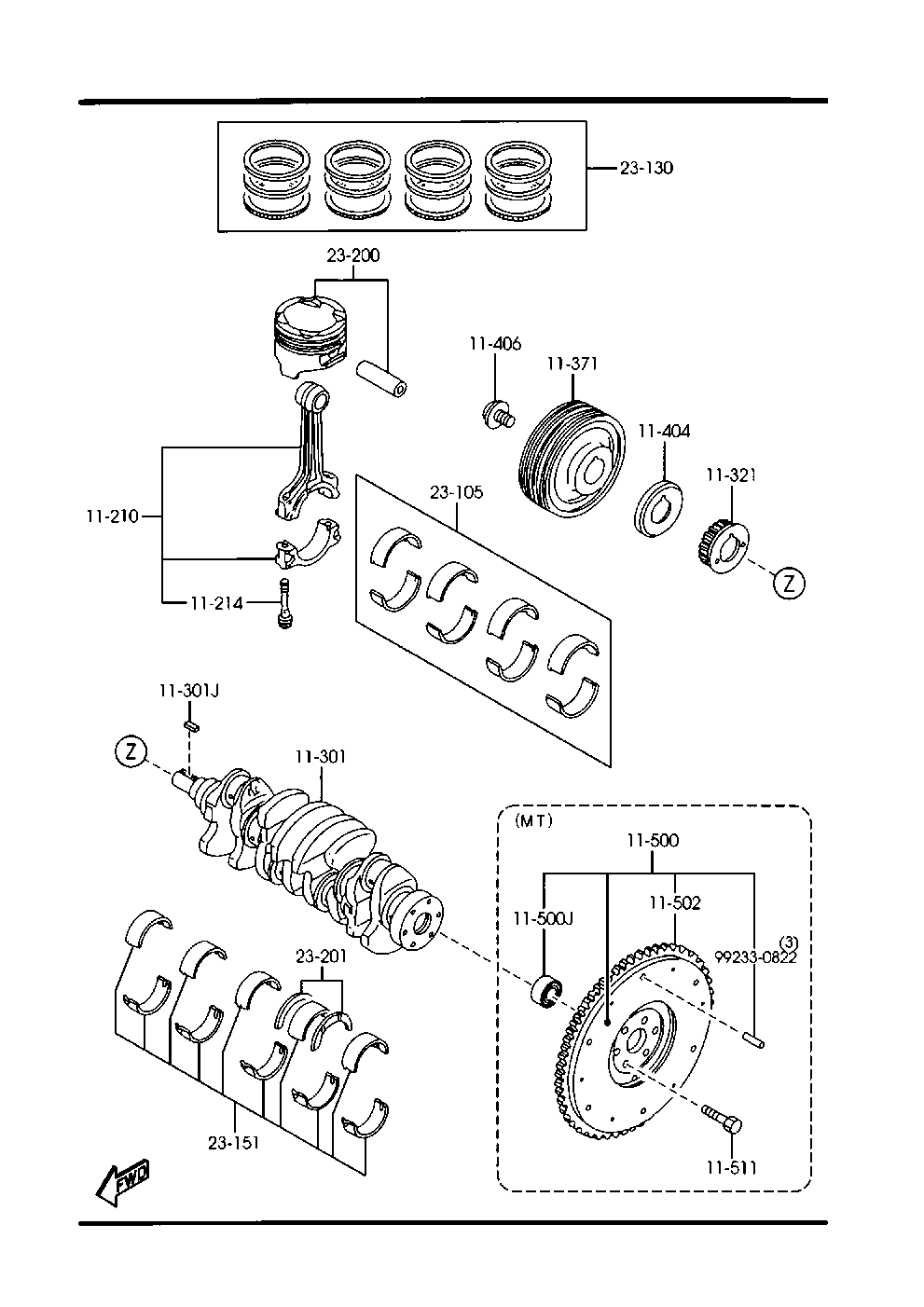 MAZDA F801-11-303 - Poşinq furqanavto.az