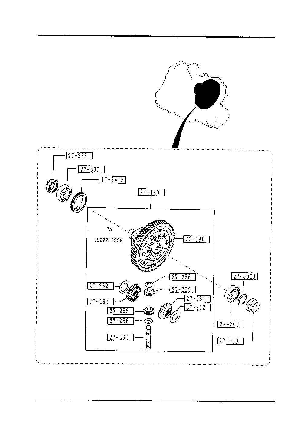 MAZDA F001-27-238 - Vil möhürü, diferensial furqanavto.az