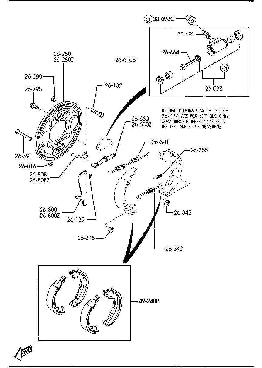 FORD UR58-26-610 - Təkər əyləc silindri furqanavto.az