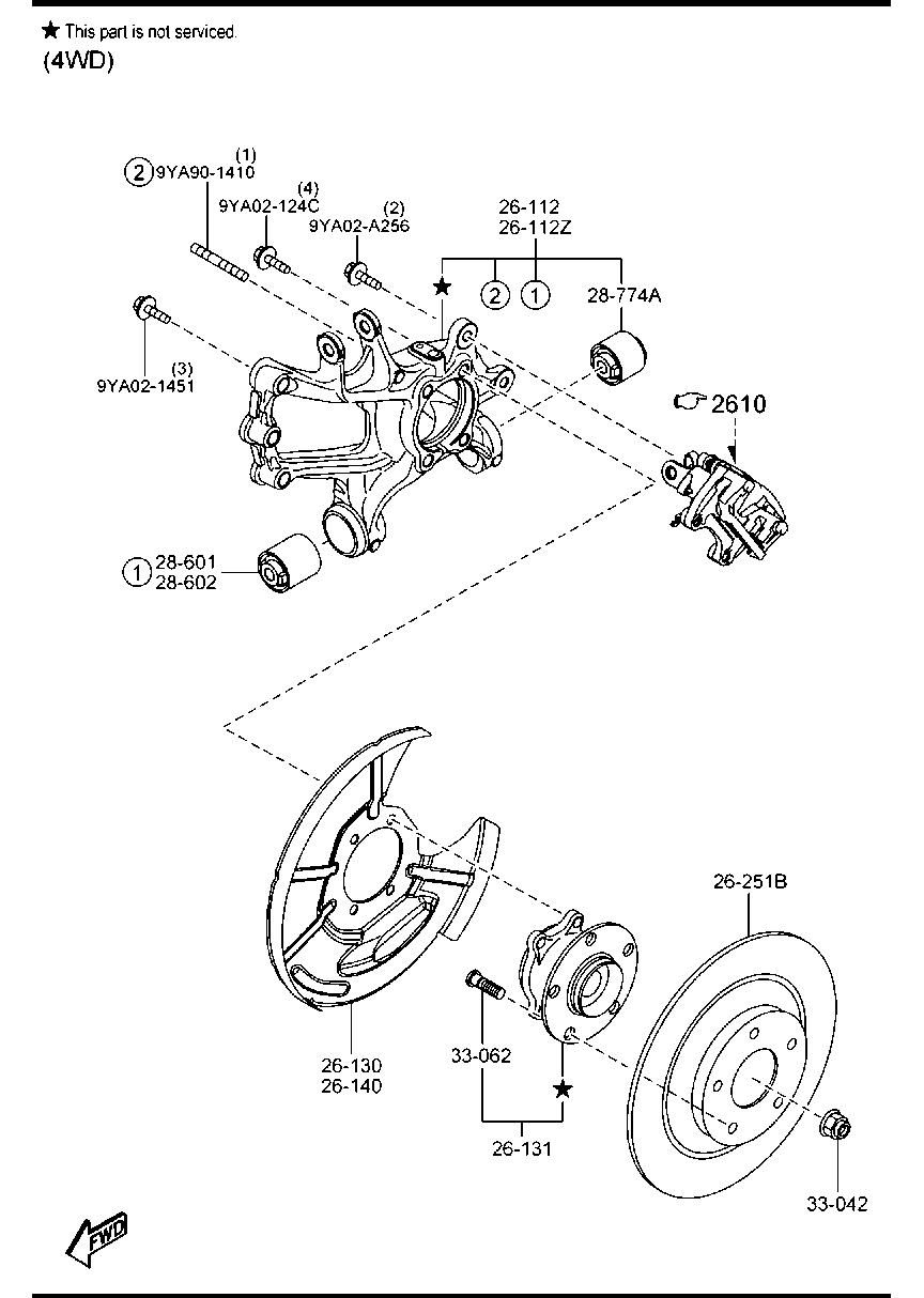 MAZDA (FAW) GHT2-26-251 - Əyləc Diski furqanavto.az