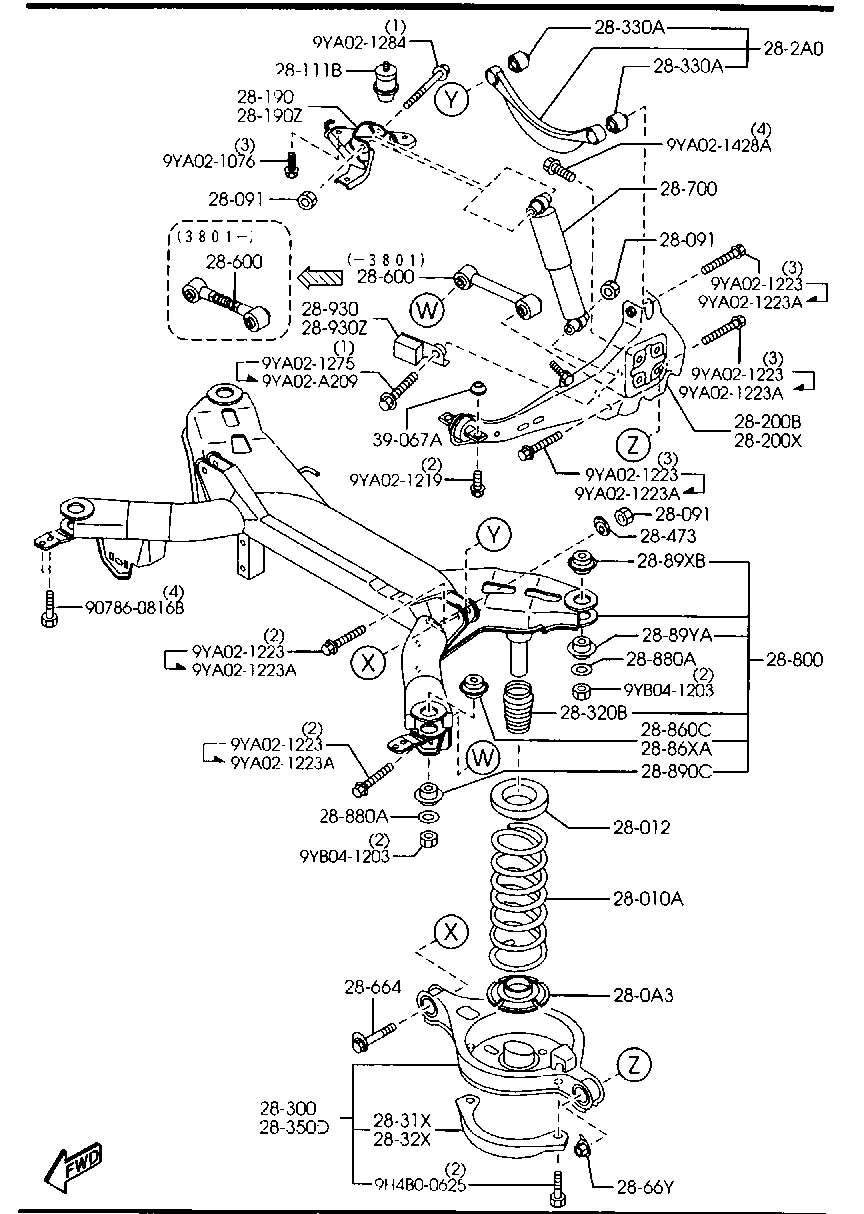 MAZDA GJ5A-28-700D - Amortizator furqanavto.az